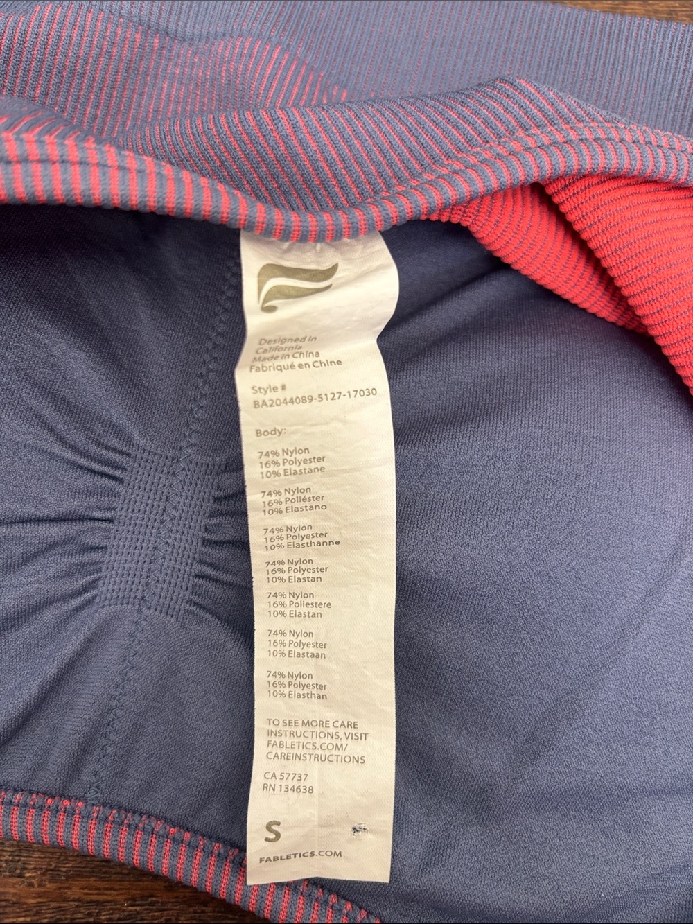 Fabletics Ribbed Scoop Sports Bra - Picture 5 of 5
